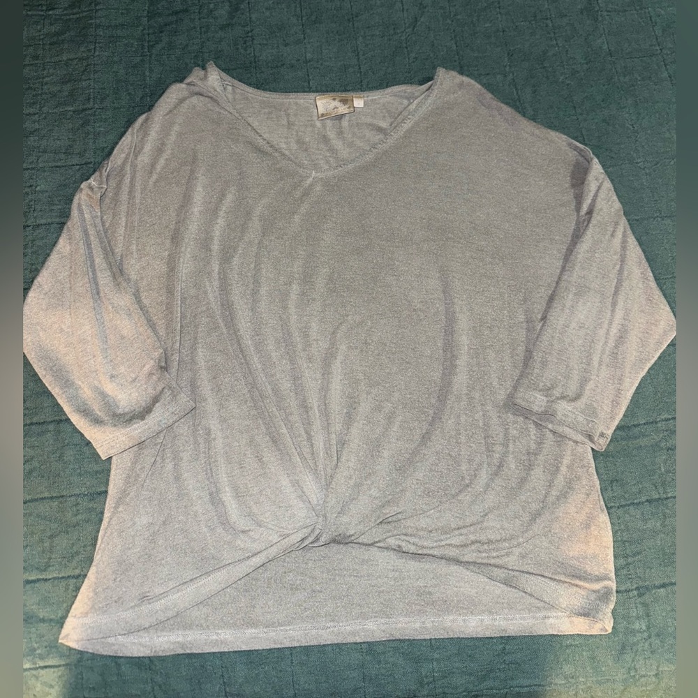 Dantelle Gray Long Sleeve Tee